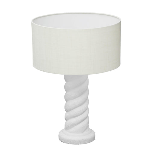 Rapunzel White and Cream Table Lamp - Dream Home Furniture & Mattress (Waite Park, MN)
