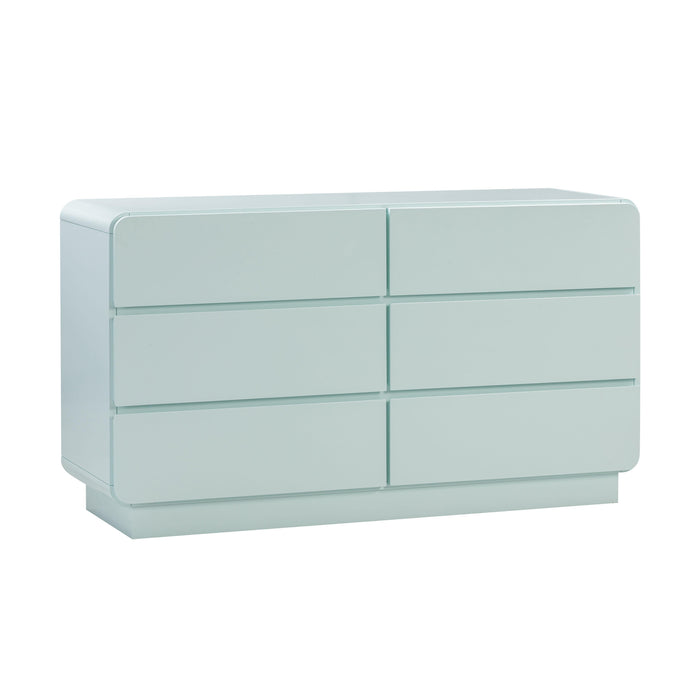 Sagura 56" 6-Drawer Dresser - Dream Home Furniture & Mattress (Waite Park, MN)