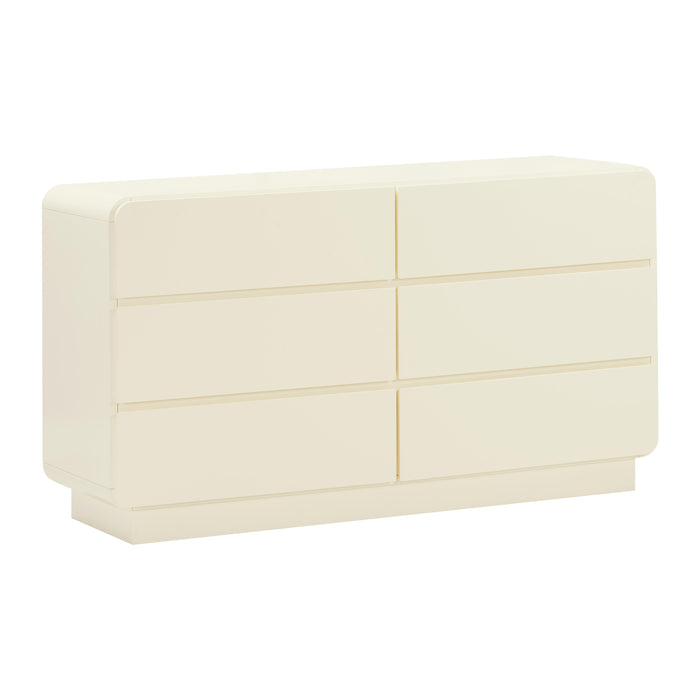 Sagura 56" 6-Drawer Dresser - Dream Home Furniture & Mattress (Waite Park, MN)
