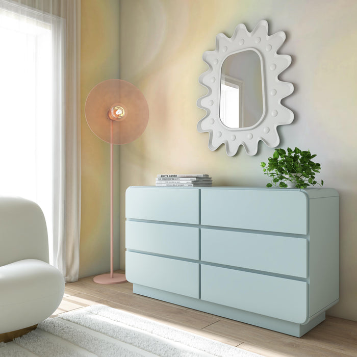 Sagura 56" 6-Drawer Dresser - Dream Home Furniture & Mattress (Waite Park, MN)