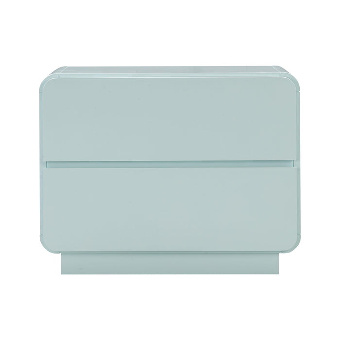 Sagura 28" 2-Drawer Nightstand - Dream Home Furniture & Mattress (Waite Park, MN)