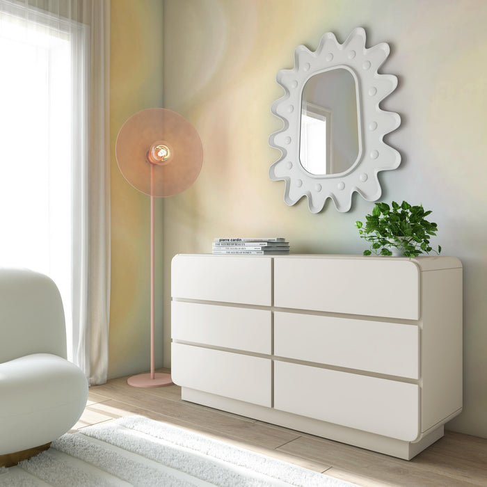 Sagura 56" 6-Drawer Dresser - Dream Home Furniture & Mattress (Waite Park, MN)