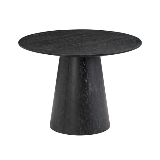 Sahara 41" Black Oak Round Dining Table - Dream Home Furniture & Mattress (Waite Park, MN)