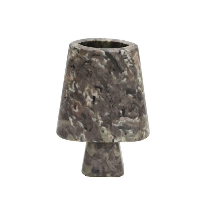Samma Grey Marble Vase