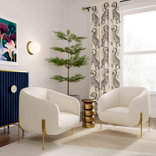 Sasha Gold Side Table - Dream Home Furniture & Mattress (Waite Park, MN)