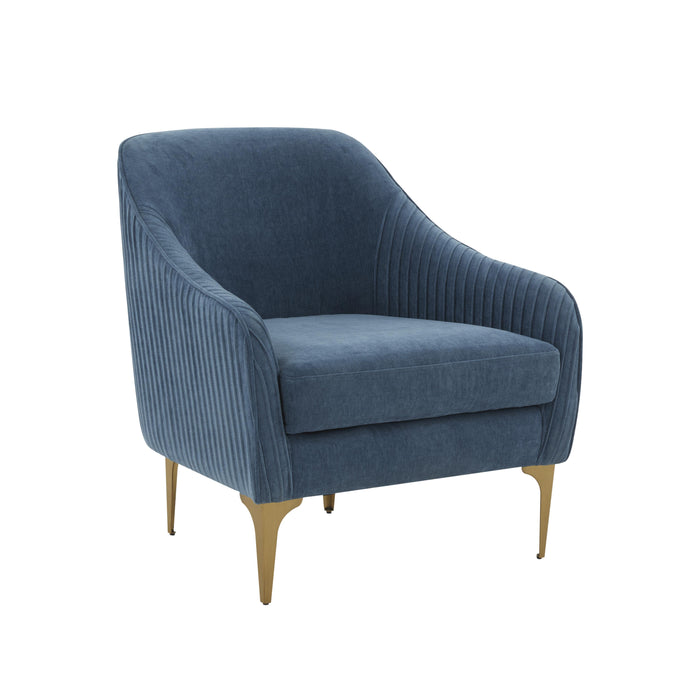 Serena Performance Velvet Accent Chair
