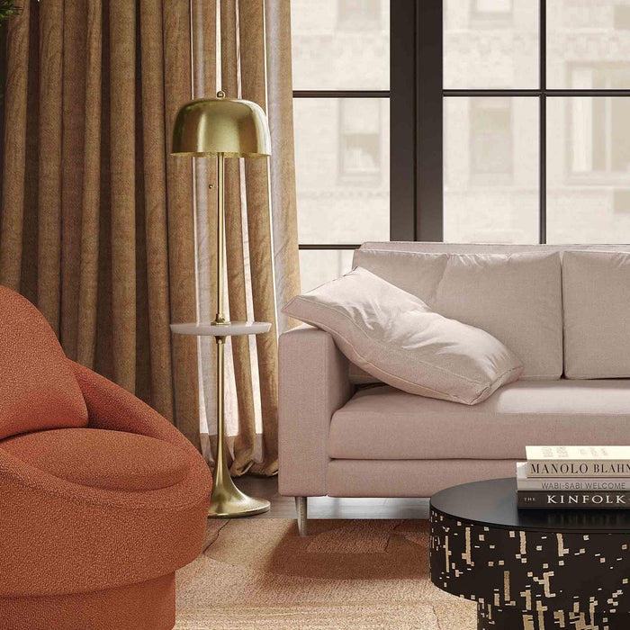 Sienna Gold Floor Lamp - Dream Home Furniture & Mattress (Waite Park, MN)