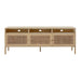 Sierra 65" Cane Media Console - Dream Home Furniture & Mattress (Waite Park, MN)