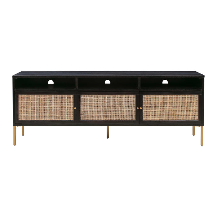 Sierra 65" Cane Media Console - Dream Home Furniture & Mattress (Waite Park, MN)