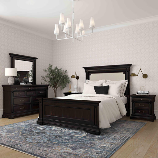 Stamford Wooden Upholstered Bed - Dream Home Furniture & Mattress (Waite Park, MN)