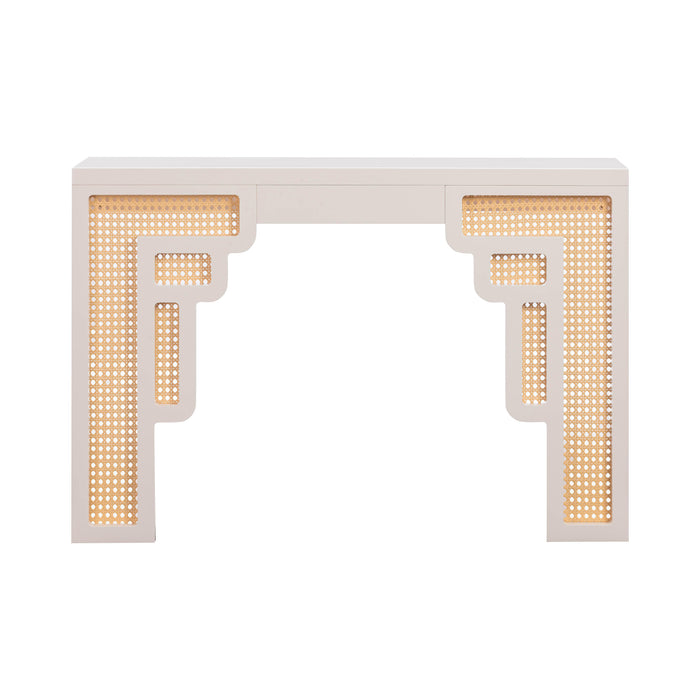 Suzie 45" Rattan Console Table