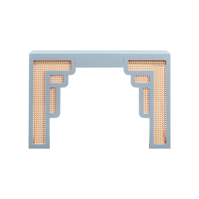 Suzie 45" Rattan Console Table