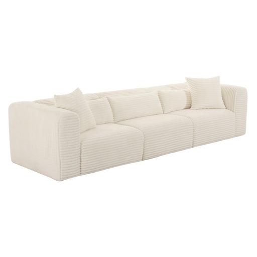 Tarra 118" Fluffy Oversized Performance Corduroy Modular Sofa - Dream Home Furniture & Mattress (Waite Park, MN)