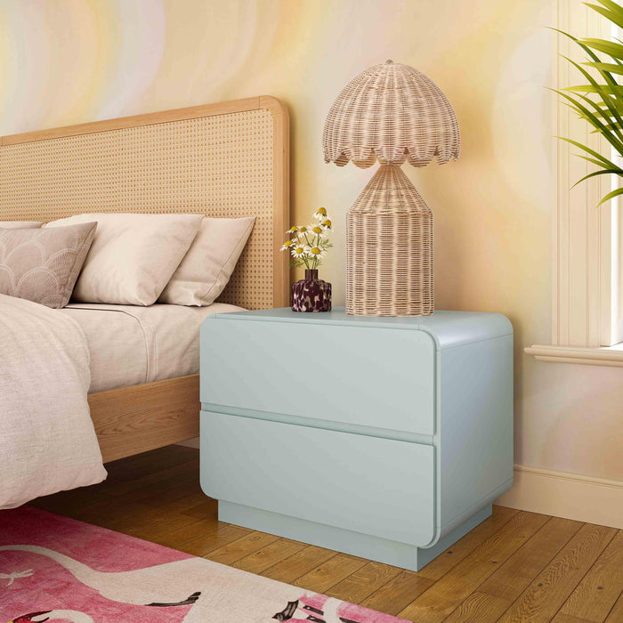 Sagura 28" 2-Drawer Nightstand - Dream Home Furniture & Mattress (Waite Park, MN)
