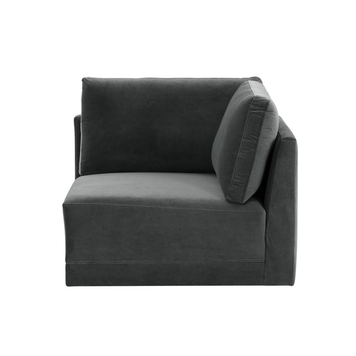 Willow Performance Velvet Modular Corner Chair
