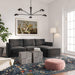Willow Performance Velvet Modular Ottoman - Dream Home Furniture & Mattress (Waite Park, MN)