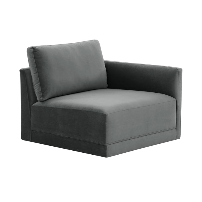 Willow Performance Velvet Modular RAF Corner Chair