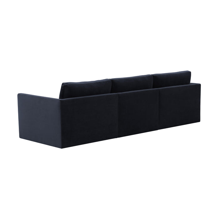 Willow 105" Performance Velvet Modular Sofa - Dream Home Furniture & Mattress (Waite Park, MN)