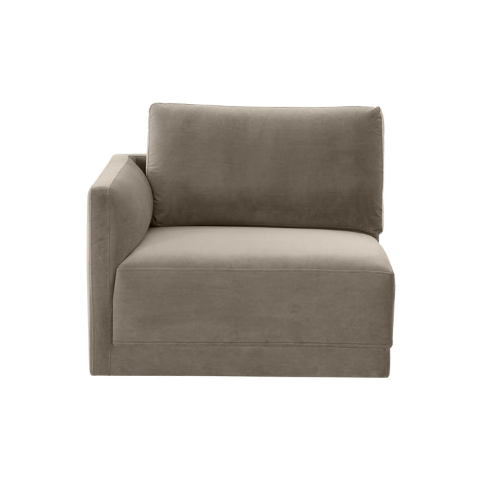 Willow Performance Velvet Modular LAF Corner Chair - Dream Home Furniture & Mattress (Waite Park, MN)