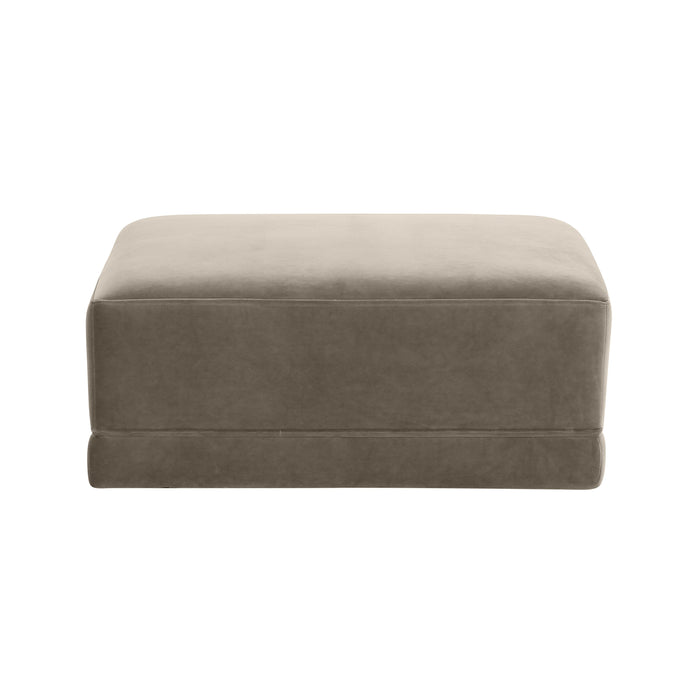 Willow Performance Velvet Modular Ottoman - Dream Home Furniture & Mattress (Waite Park, MN)