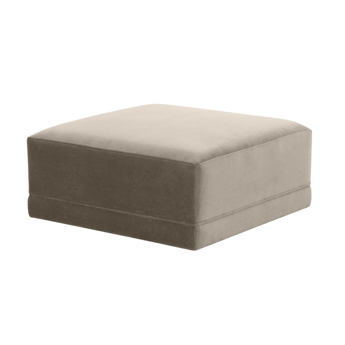 Willow Performance Velvet Modular Ottoman - Dream Home Furniture & Mattress (Waite Park, MN)