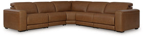 Magic Man 5-Piece Power Reclining Sectional - Dream Home Furniture & Mattress (Waite Park, MN)