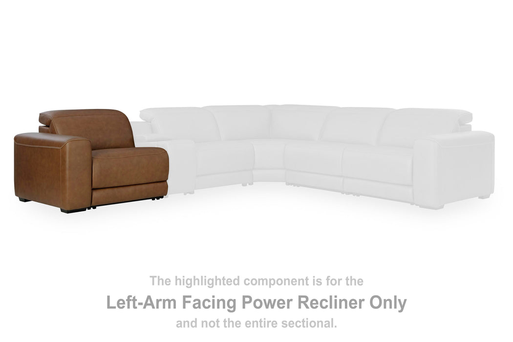 Magic Man 5-Piece Power Reclining Sectional - Dream Home Furniture & Mattress (Waite Park, MN)