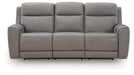 5Z-Comfort Power Reclining Sofa - Dream Home Furniture & Mattress (Waite Park, MN)
