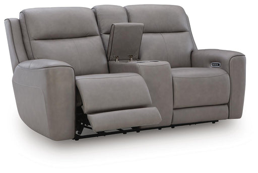 5Z-Comfort Power Reclining Loveseat with Console - Dream Home Furniture & Mattress (Waite Park, MN)