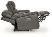 Bleckley Power Reclining Loveseat with Console - Dream Home Furniture & Mattress (Waite Park, MN)