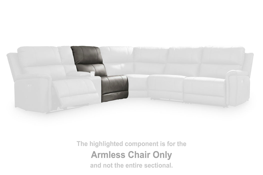 Bleckley Power Reclining Sectional - Dream Home Furniture & Mattress (Waite Park, MN)