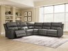 Bleckley Power Reclining Sectional - Dream Home Furniture & Mattress (Waite Park, MN)