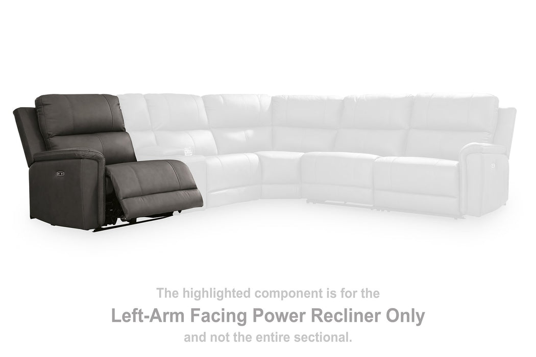 Bleckley Power Reclining Sectional - Dream Home Furniture & Mattress (Waite Park, MN)