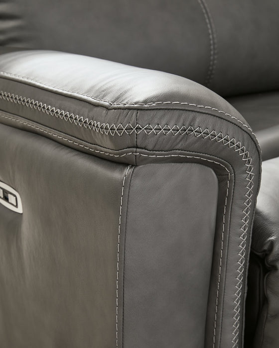 Bleckley Power Reclining Sectional - Dream Home Furniture & Mattress (Waite Park, MN)