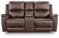 Bleckley Power Reclining Loveseat with Console - Dream Home Furniture & Mattress (Waite Park, MN)