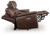 Bleckley Power Reclining Loveseat with Console - Dream Home Furniture & Mattress (Waite Park, MN)
