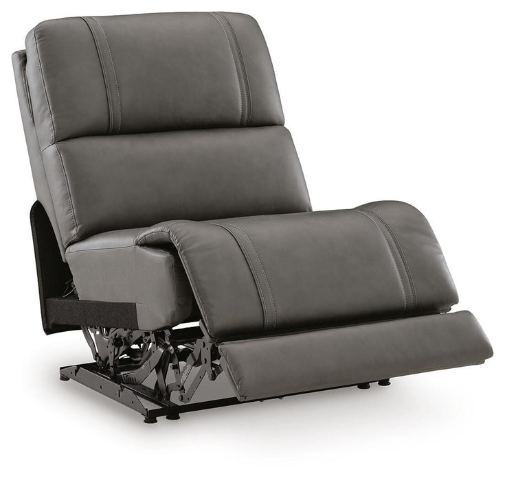 5Z - Pittson Power Reclining Sectional - Dream Home Furniture & Mattress (Waite Park, MN)