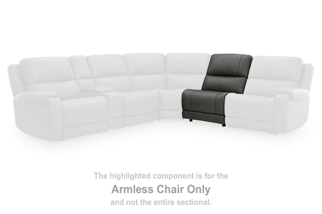 5Z - Pittson Power Reclining Sectional - Dream Home Furniture & Mattress (Waite Park, MN)