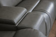5Z - Pittson Power Reclining Sectional - Dream Home Furniture & Mattress (Waite Park, MN)