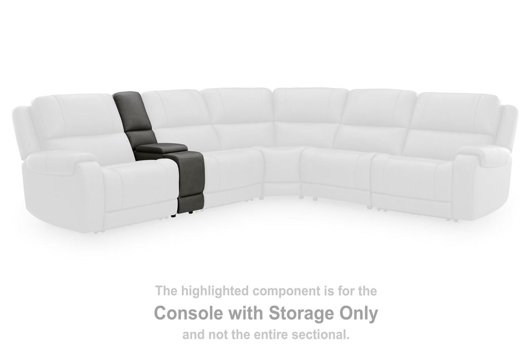 5Z - Pittson Power Reclining Sectional - Dream Home Furniture & Mattress (Waite Park, MN)
