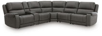 5Z - Pittson Power Reclining Sectional - Dream Home Furniture & Mattress (Waite Park, MN)