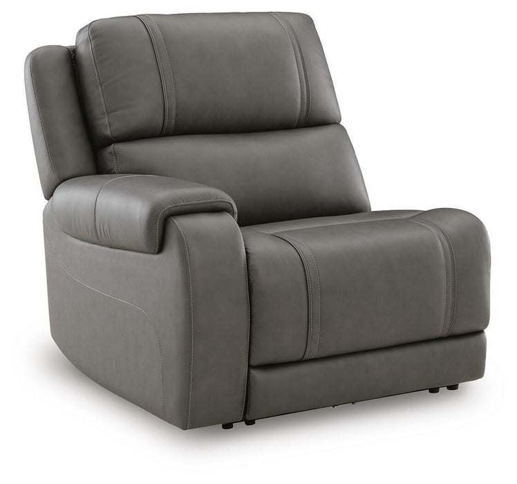 5Z - Pittson Power Reclining Sectional - Dream Home Furniture & Mattress (Waite Park, MN)