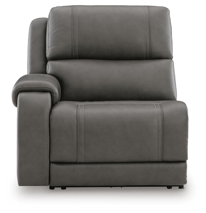 5Z - Pittson Power Reclining Sectional - Dream Home Furniture & Mattress (Waite Park, MN)