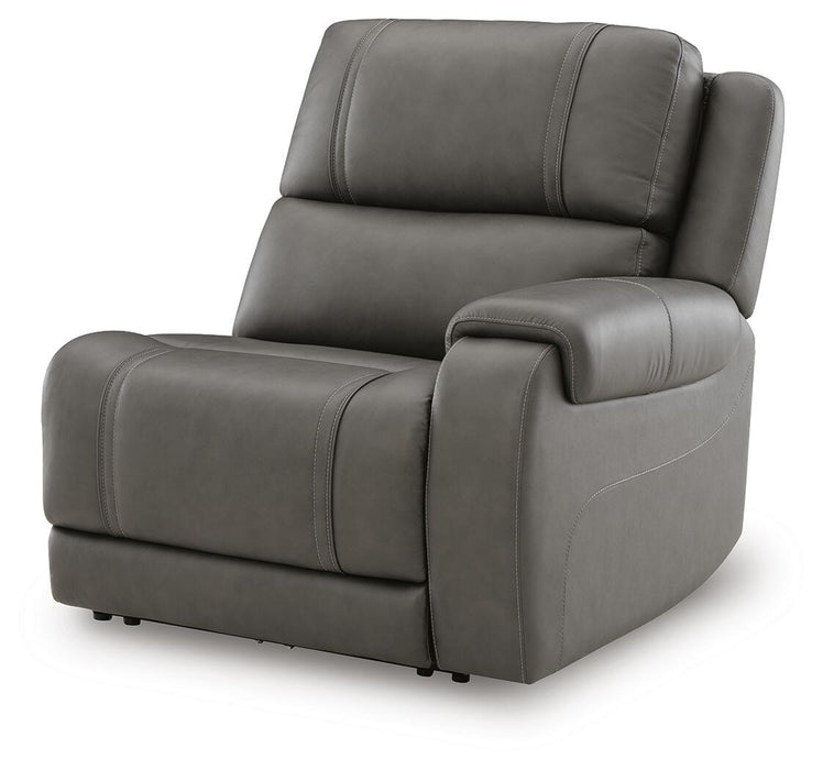 5Z - Pittson Power Reclining Sectional - Dream Home Furniture & Mattress (Waite Park, MN)