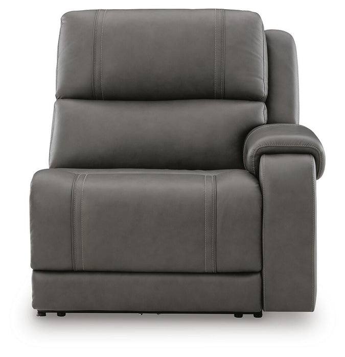 5Z - Pittson Power Reclining Sectional - Dream Home Furniture & Mattress (Waite Park, MN)