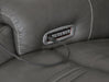 5Z - Pittson Power Reclining Sectional - Dream Home Furniture & Mattress (Waite Park, MN)