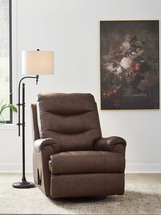 Flynwood Swivel Glider Recliner - Dream Home Furniture & Mattress (Waite Park, MN)