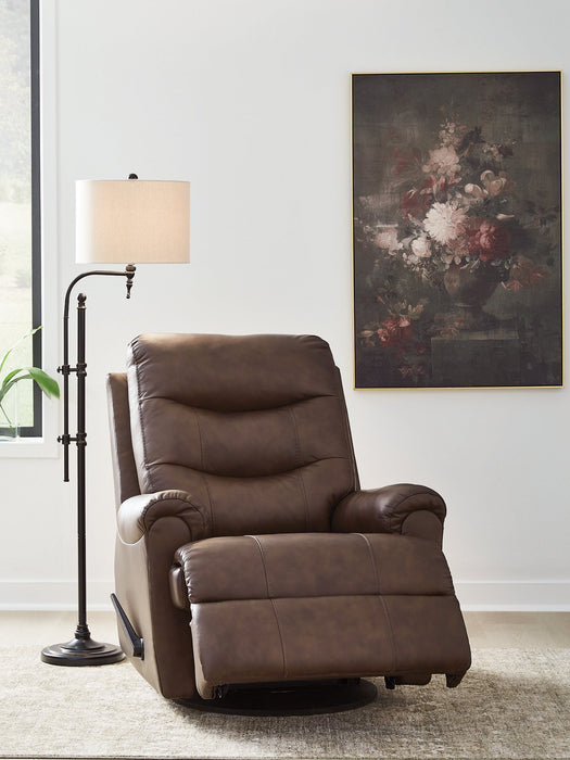 Flynwood Swivel Glider Recliner - Dream Home Furniture & Mattress (Waite Park, MN)