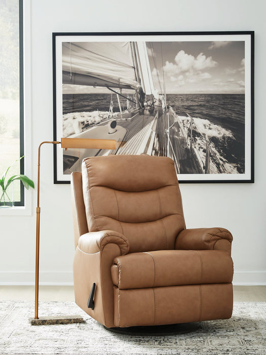 Flynwood Swivel Glider Recliner - Dream Home Furniture & Mattress (Waite Park, MN)