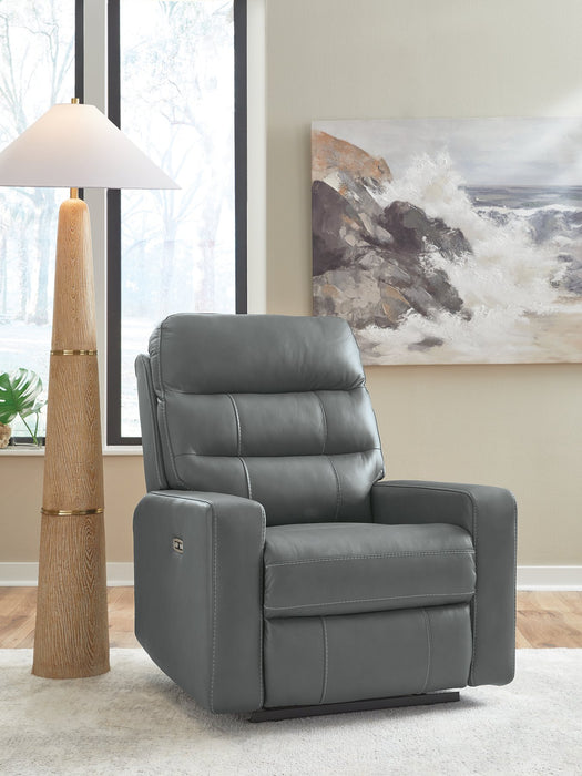 Pennacle Pier Power Recliner - Dream Home Furniture & Mattress (Waite Park, MN)